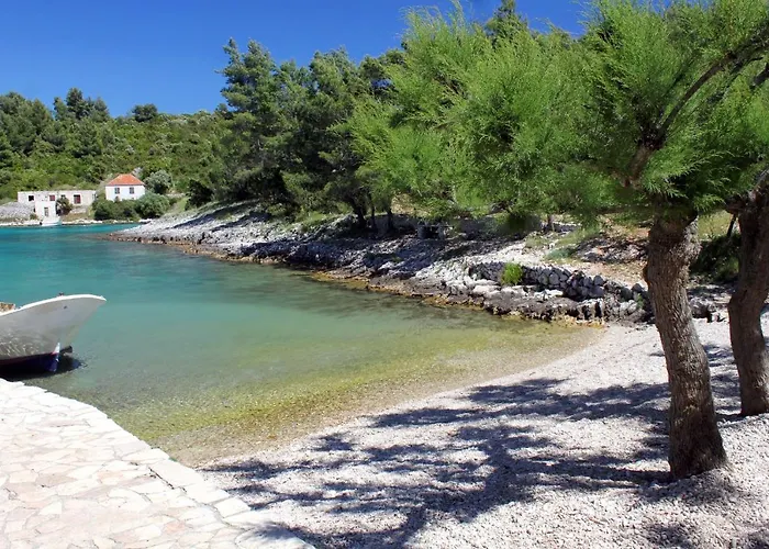 Seaside Secluded Cove Karkavac - Scedro, Hvar - 8801 Lägenhet